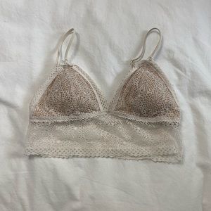 Victoria’s Secret White Lace and Nude Bralette